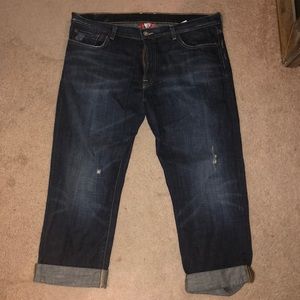 Lucky Brand distressed Boyfriend Crop